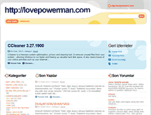 Tablet Screenshot of lovepowerman.com